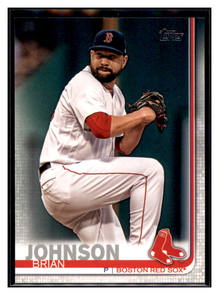 2019 Topps Brian Johnson Boston Red Sox #522 Baseball card CBT1A simple Xclusive Collectibles