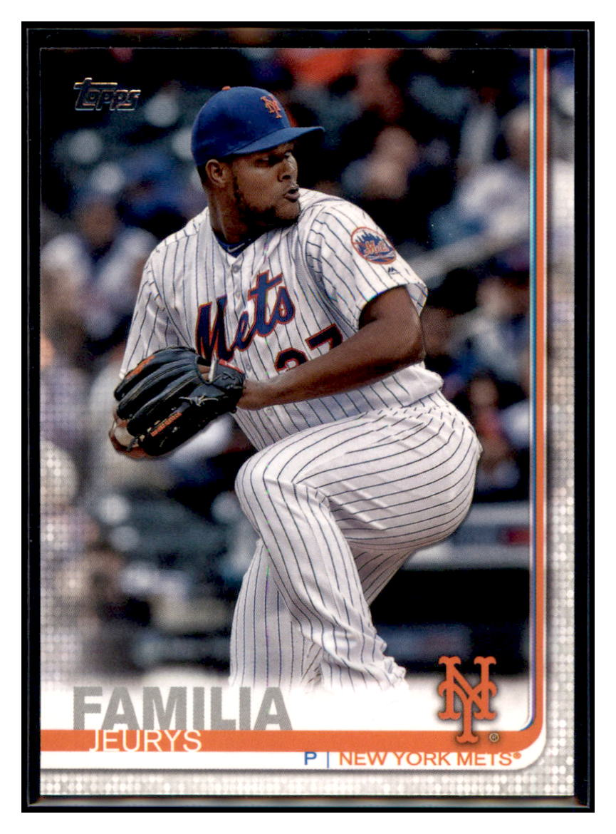 2019 Topps Jeurys Familia    New York Mets #589 Baseball card   CBT1A simple Xclusive Collectibles