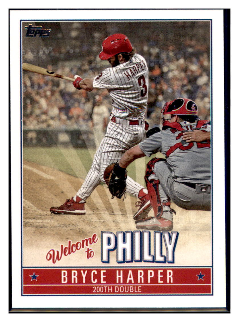 2019 Topps Update Bryce Harper Welcome to Philly Philadelphia Phillies #BH-9 Baseball
card CBT1A simple Xclusive Collectibles