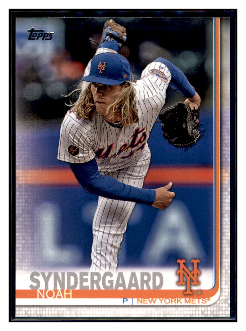 2019 Topps Noah Syndergaard New York Mets #359a Baseball card CBT1A simple Xclusive Collectibles