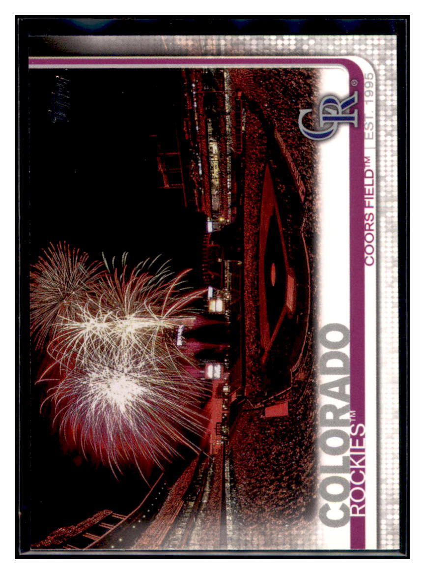 2019 Topps Coors Field    Colorado Rockies #604 Baseball card   CBT1A simple Xclusive Collectibles   