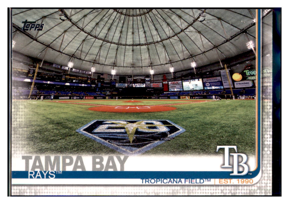 2019 Topps Tropicana Field Tampa Bay Rays #566 Baseball card CBT1A simple Xclusive Collectibles