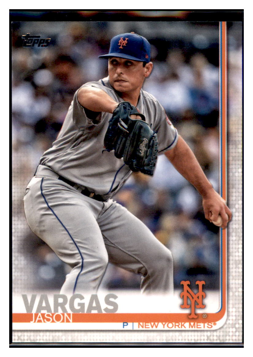 2019 Topps Jason Vargas    New York Mets #418 Baseball card   CBT1A simple Xclusive Collectibles