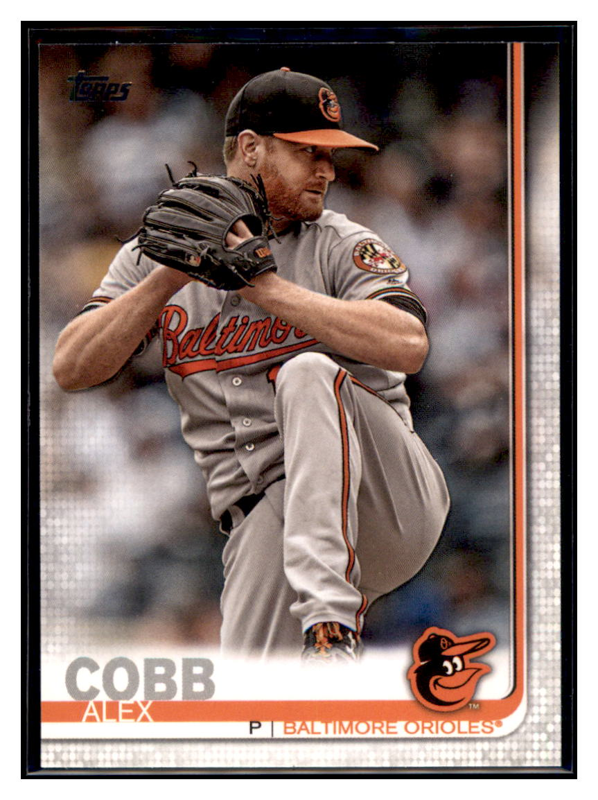 2019 Topps Alex Cobb    Baltimore Orioles #483 Baseball card   CBT1A simple Xclusive Collectibles