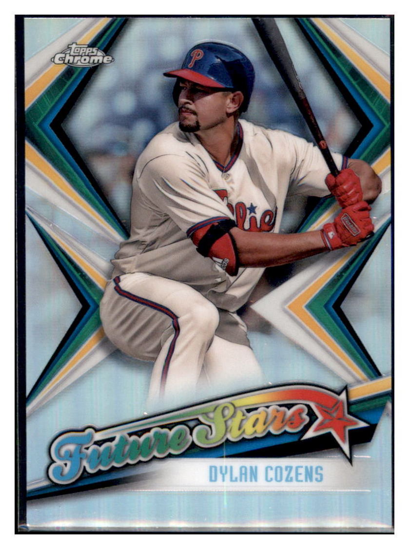 2019 Topps Chrome Dylan
Cozens Future Stars Baseball card
CBT1B simple Xclusive Collectibles