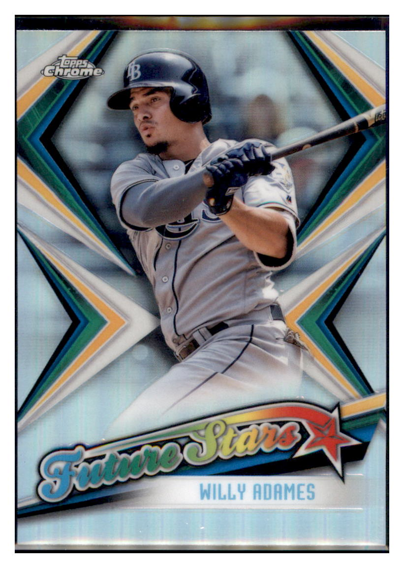 2019 Topps Chrome Willy
Adames Future Stars Baseball card
CBT1B simple Xclusive Collectibles