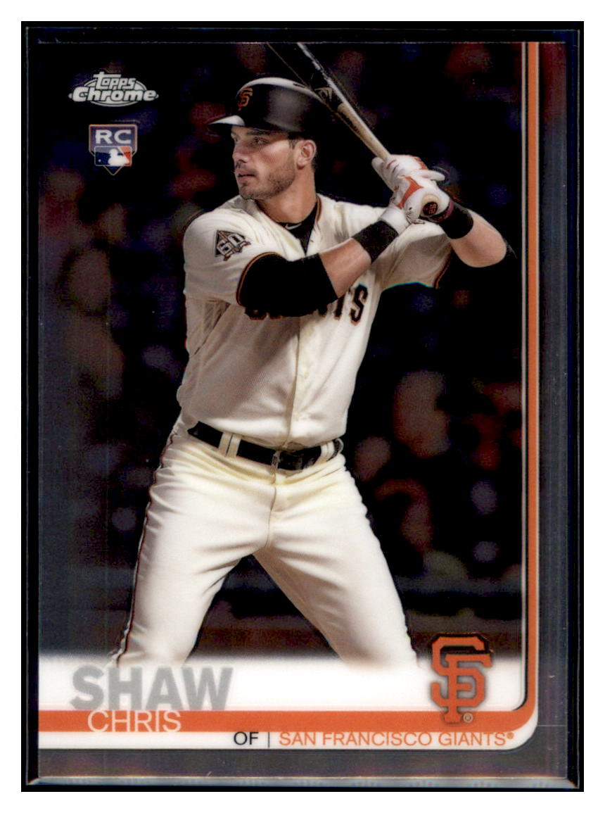 2019 Topps Chrome Chris
  Shaw   RC Baseball card CBT1B simple Xclusive Collectibles