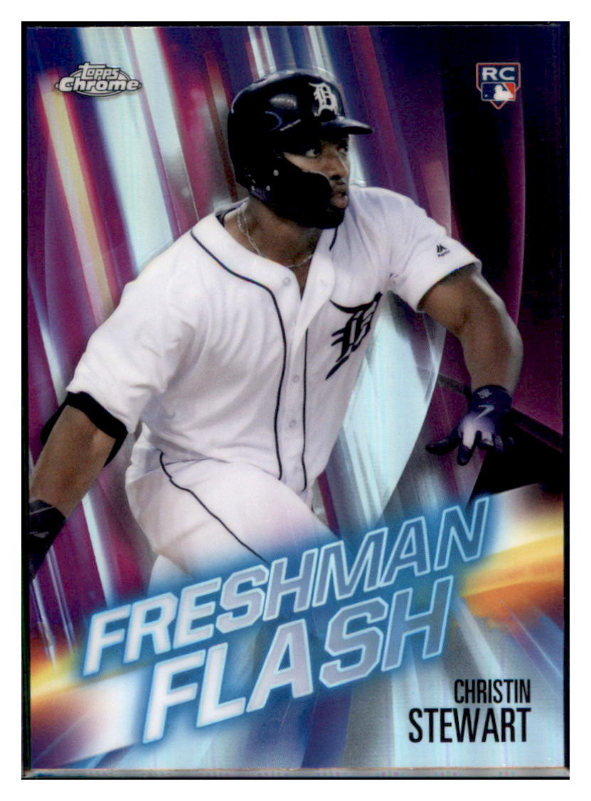 2019 Topps Chrome Christin
  Stewart Freshman Flash  Baseball card
  CBT1B simple Xclusive Collectibles