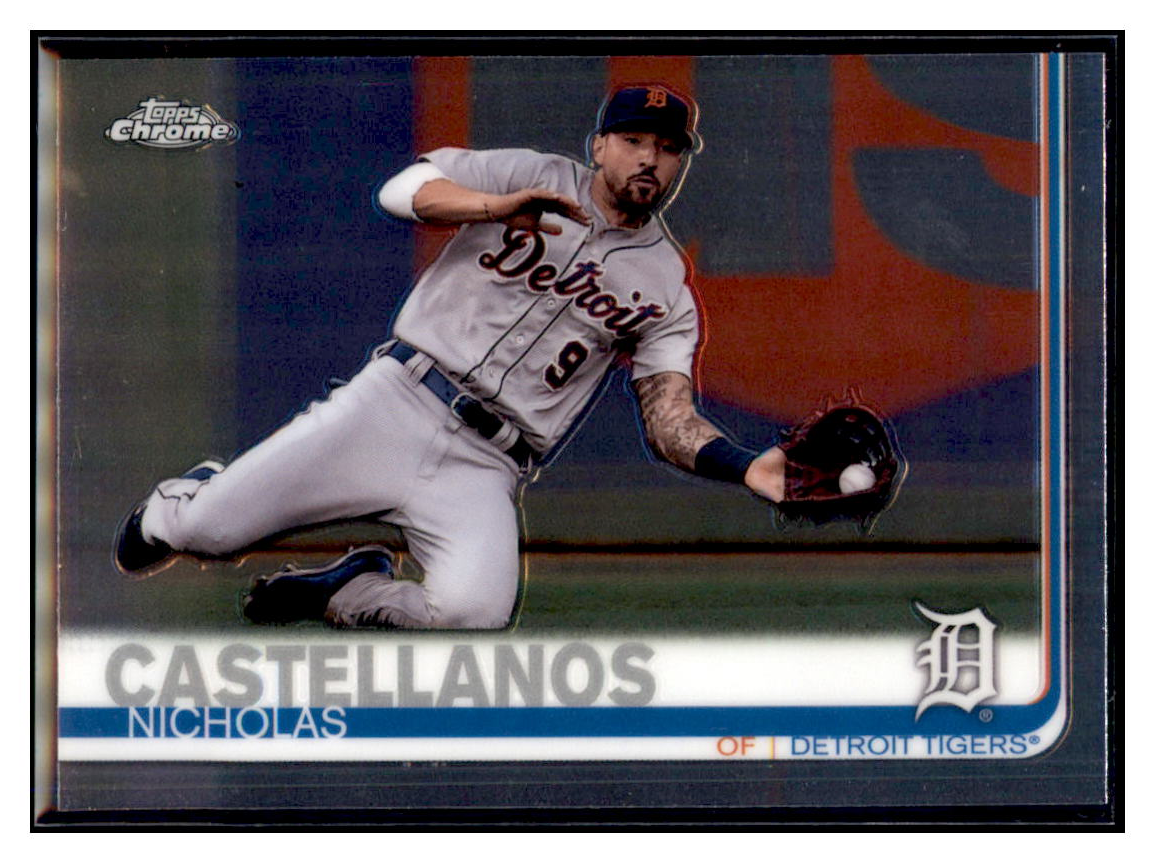 2019 Topps Chrome Nicholas
Castellanos Baseball card CBT1B simple Xclusive Collectibles