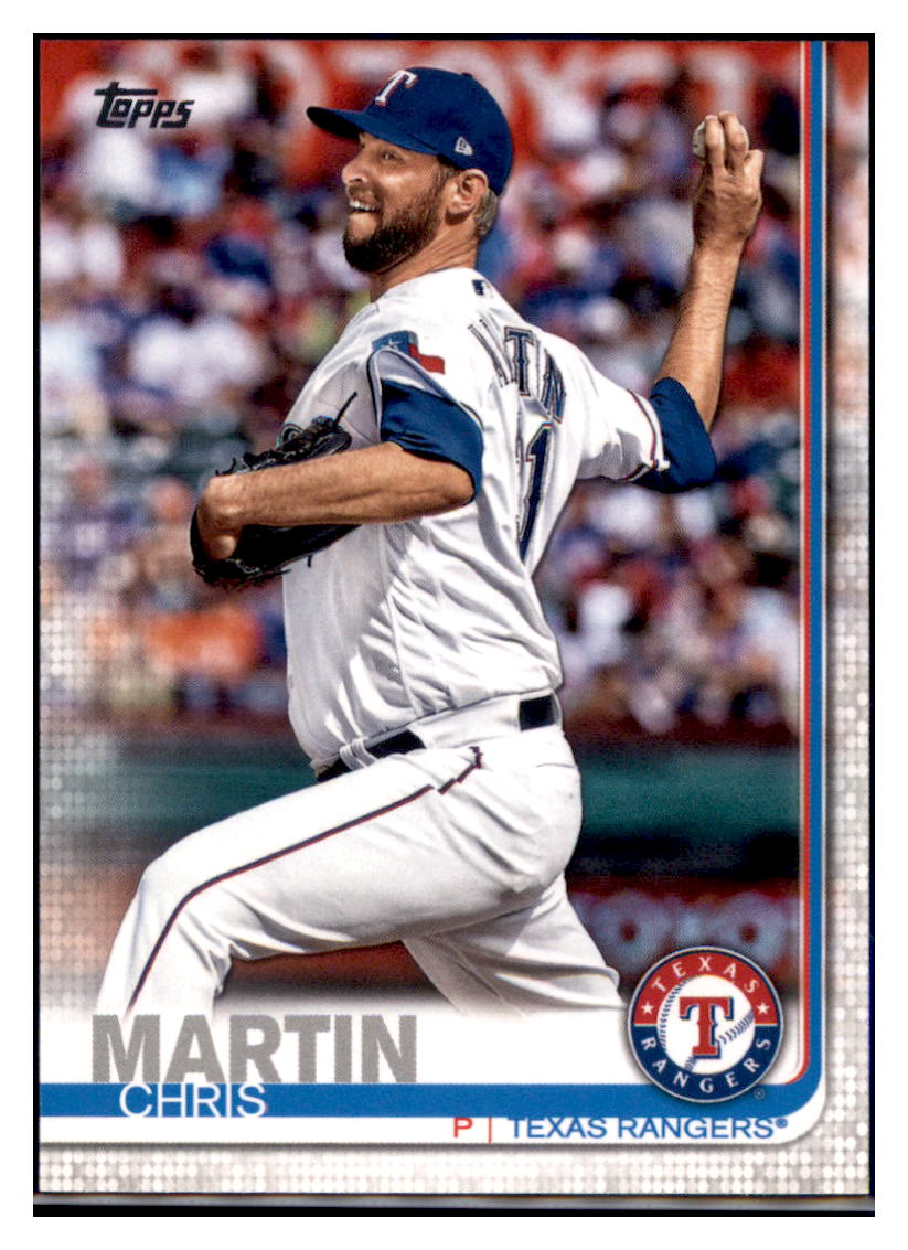 2019 Topps Chris Martin Baseball card CBT1B simple Xclusive Collectibles