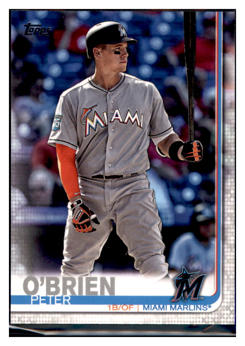 2019 Topps Peter
O'Brien Baseball card CBT1B simple Xclusive Collectibles