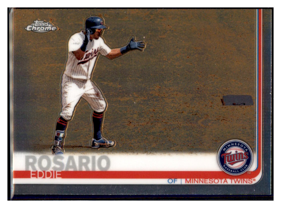 2019 Topps Chrome Eddie
  Rosario   Baseball card CBT1B simple Xclusive Collectibles