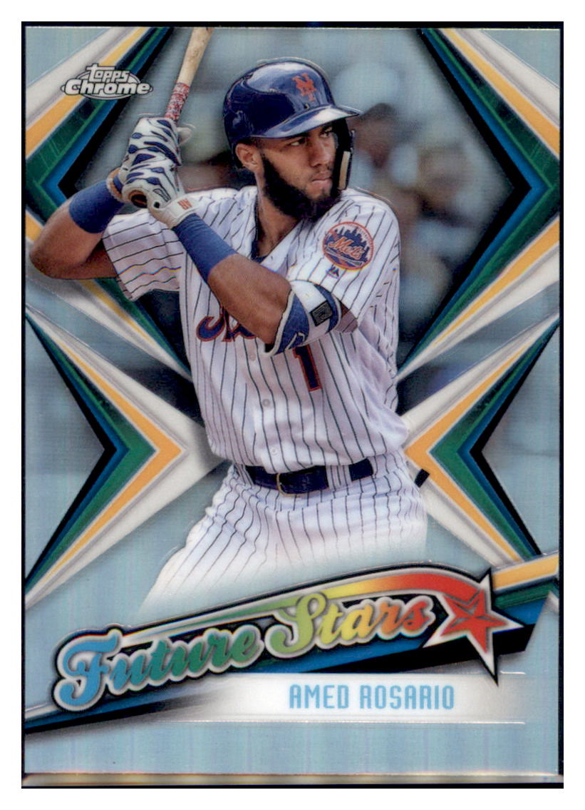 2019 Topps Chrome Amed
  Rosario Future Stars  Baseball card
  CBT1B simple Xclusive Collectibles