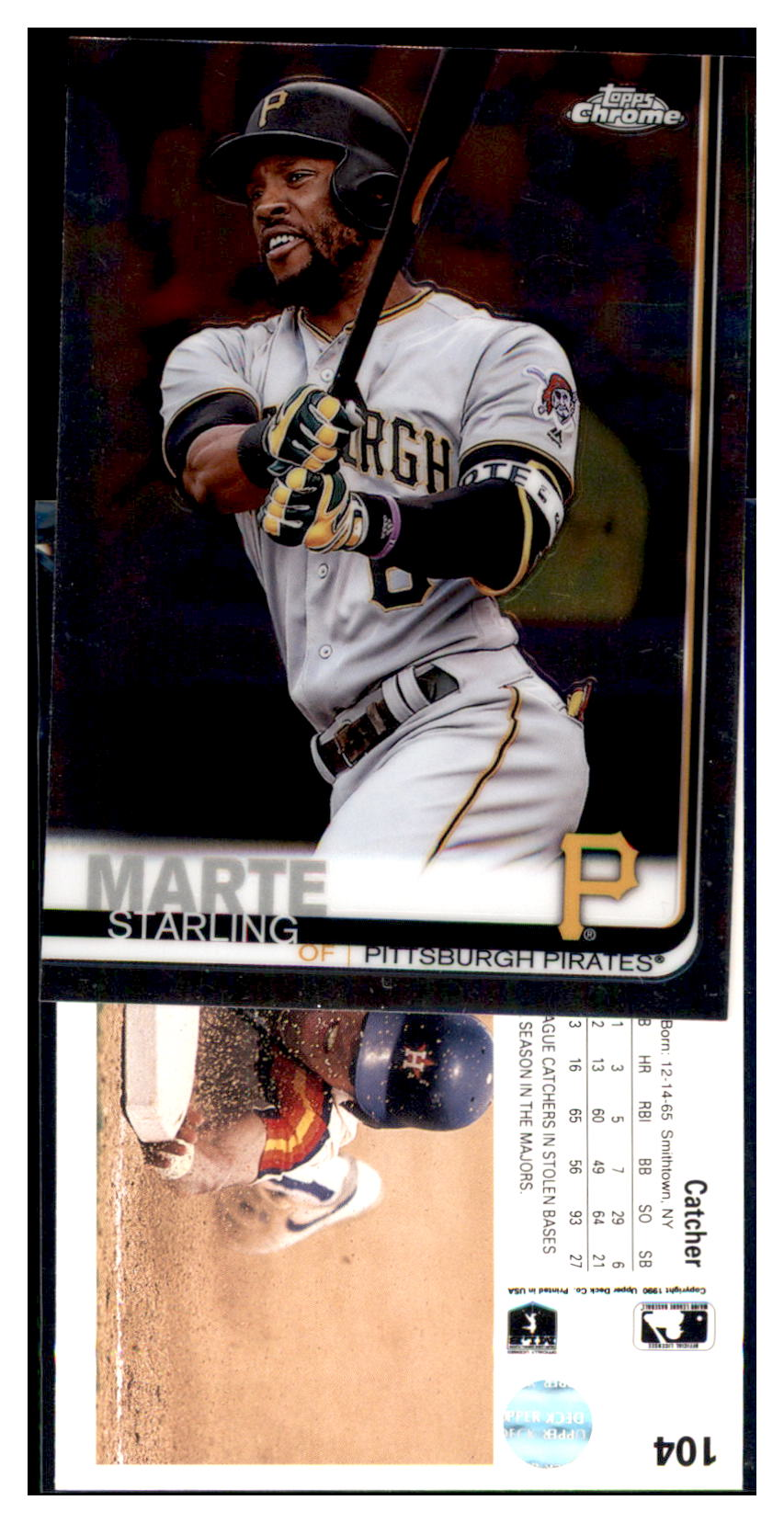 2019 Topps Chrome Starling
  Marte   Baseball card CBT1B_1a simple Xclusive Collectibles