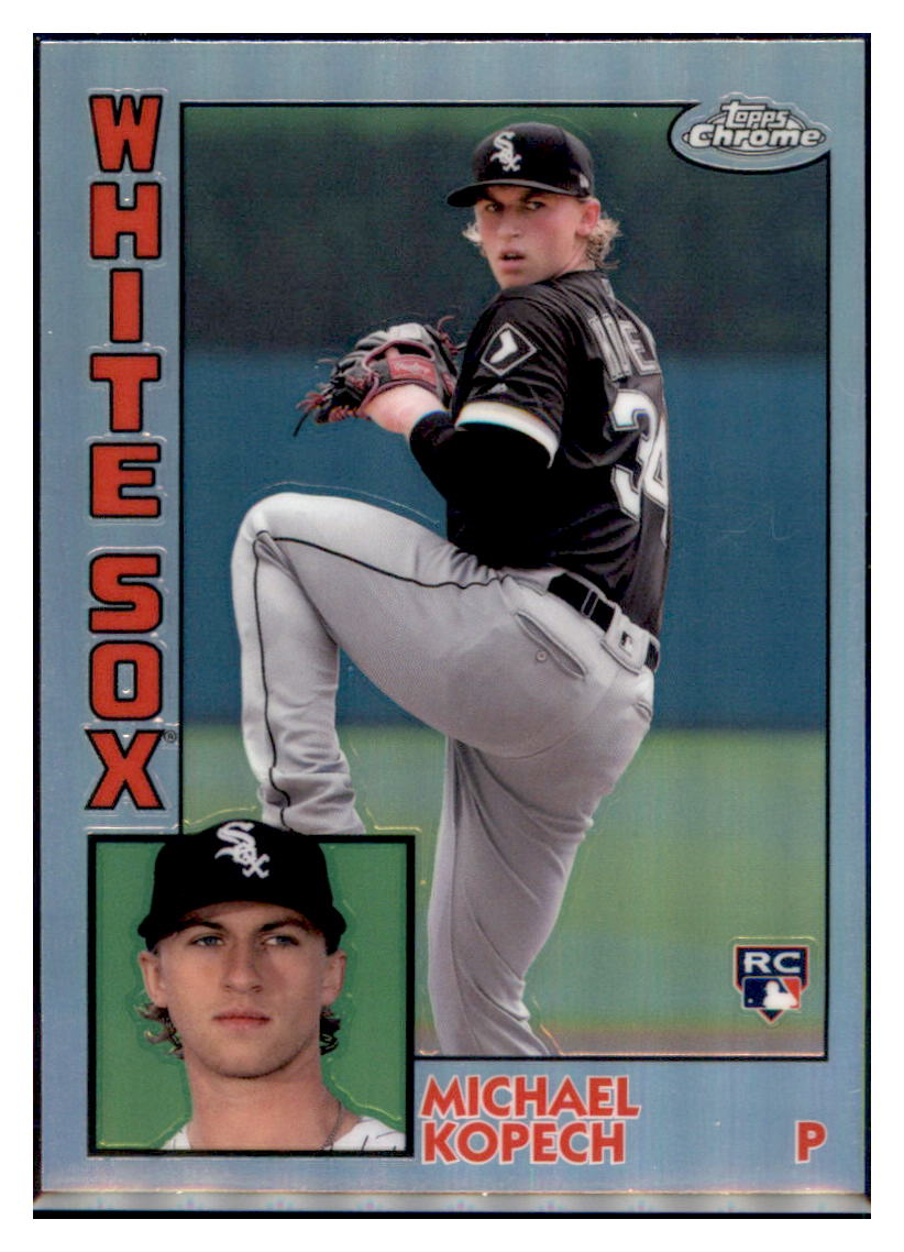 2019 Topps Chrome Michael
Kopech 1984 Topps Baseball Baseball
card CBT1B simple Xclusive Collectibles