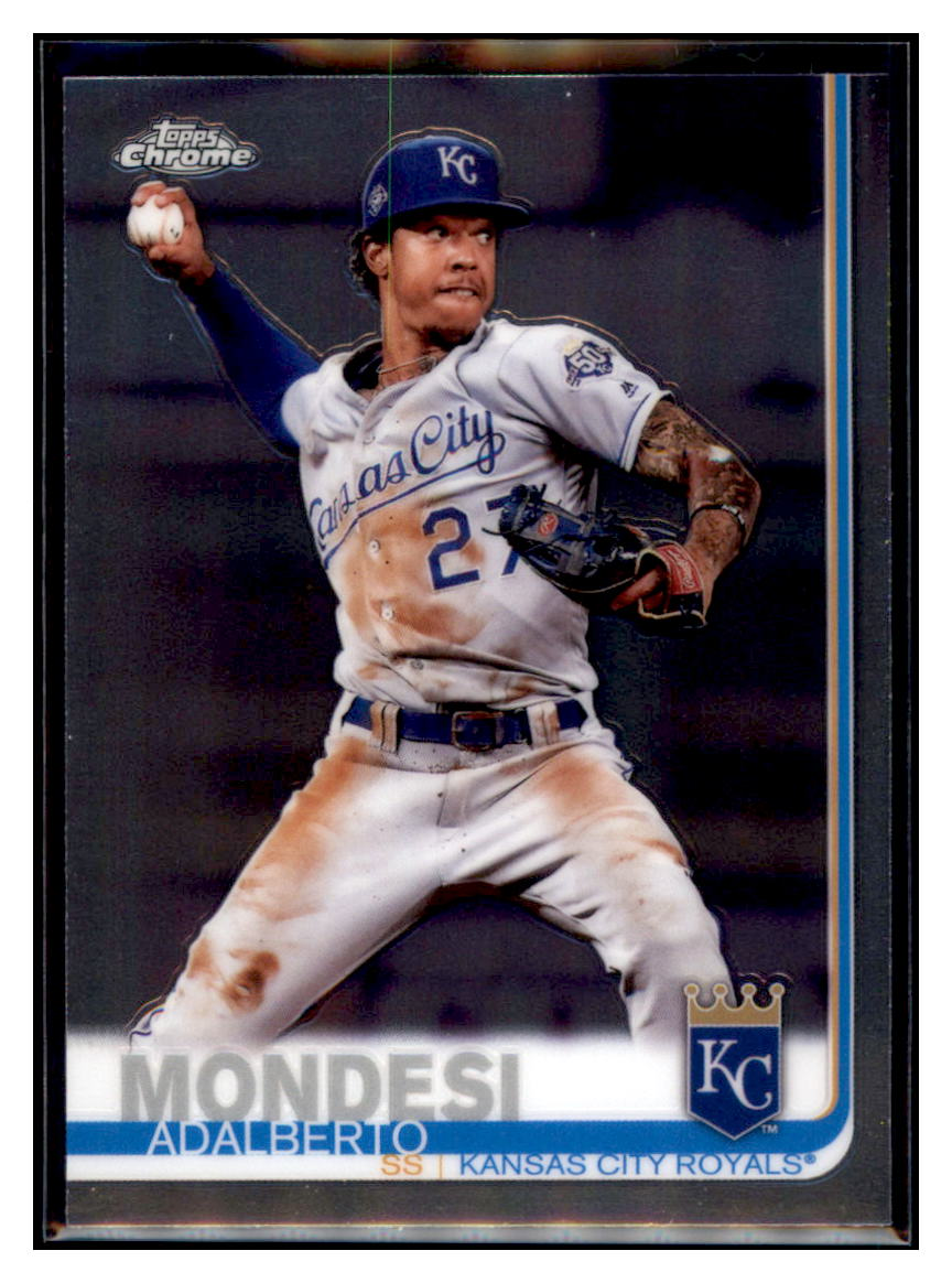 2019 Topps Chrome Adalberto
  Mondesi   Baseball card CBT1B simple Xclusive Collectibles
