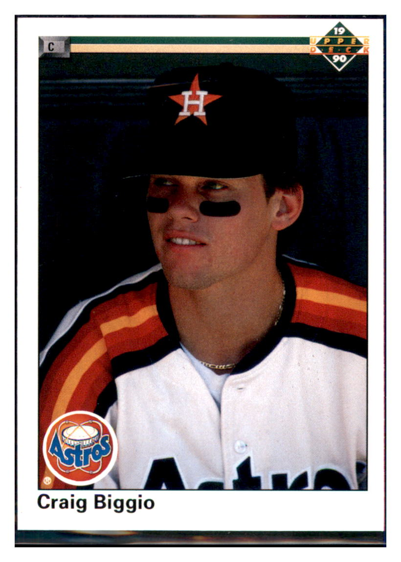 1990 Upper Deck Craig
Biggio COR Baseball card CBT1B simple Xclusive Collectibles