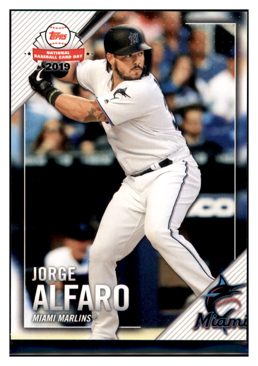 2019 Topps National Baseball
Card Day Jorge Alfaro Baseball card
CBT1B simple Xclusive Collectibles