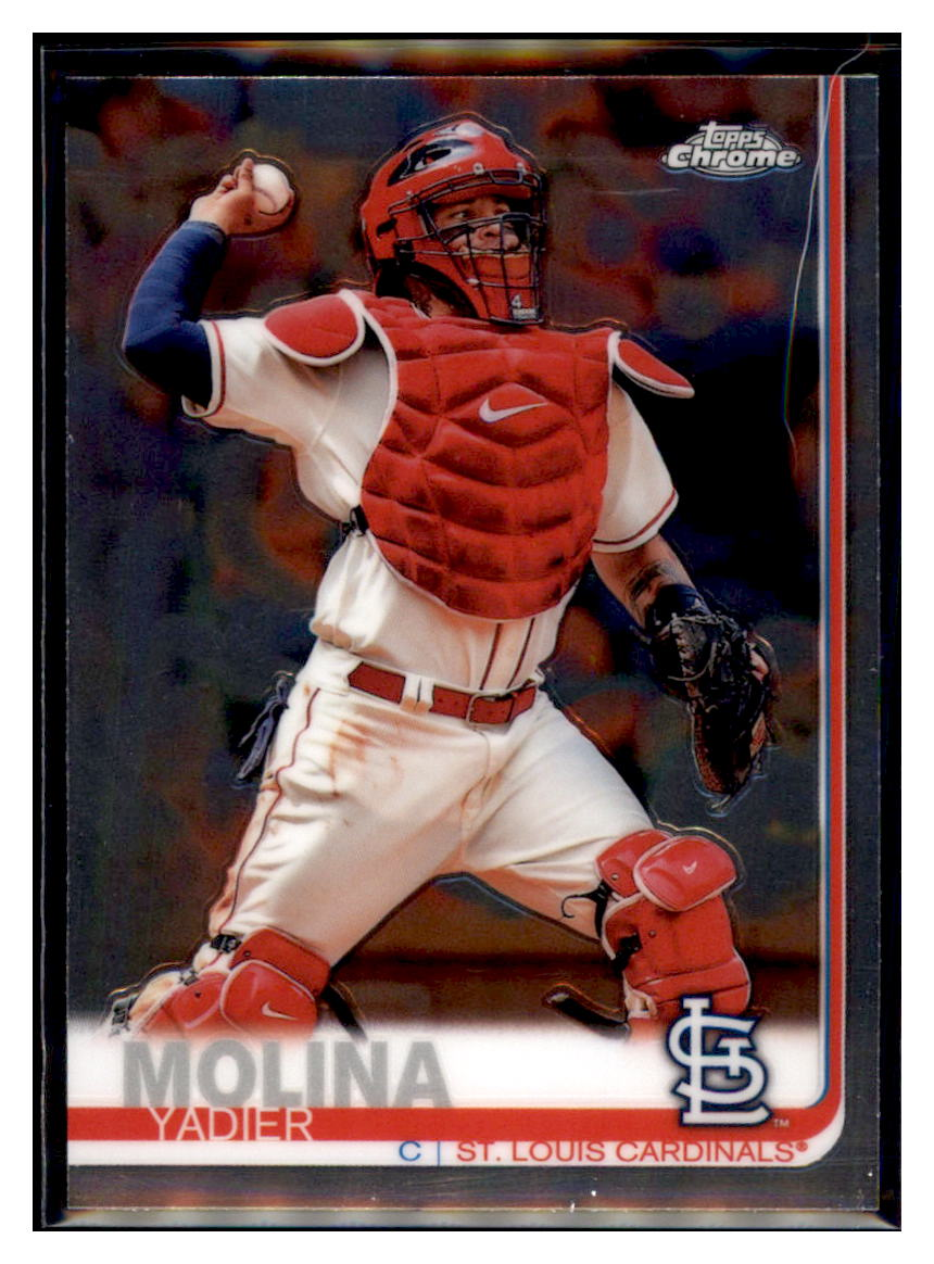 2019 Topps Chrome Yadier
Molina Baseball card
CBT1B simple Xclusive Collectibles