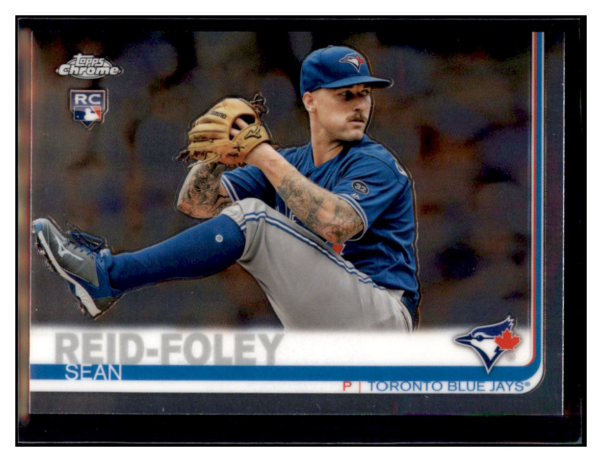 2019 Topps Chrome Sean
  Reid-Foley   RC Toronto Blue Jays
  Baseball Card CBT1C  simple Xclusive Collectibles   