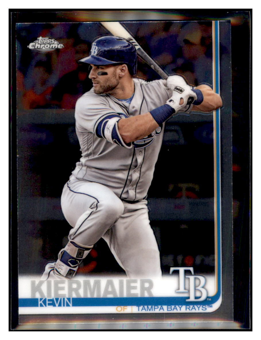 2019 Topps Chrome Kevin
Kiermaier Tampa Bay Rays Baseball
Card CBT1C simple Xclusive Collectibles