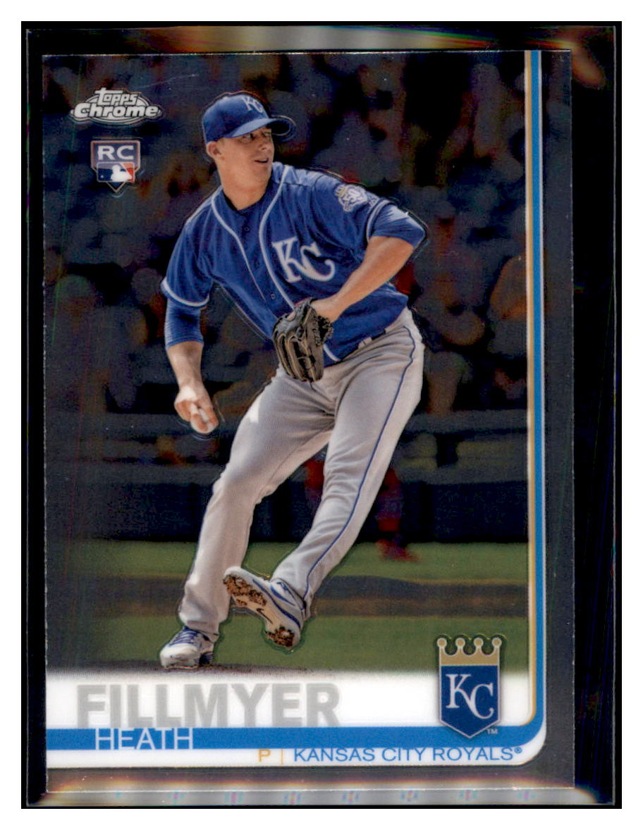 2019 Topps Chrome Heath
Fillmyer RC Kansas City Royals
Baseball Card CBT1C simple Xclusive Collectibles