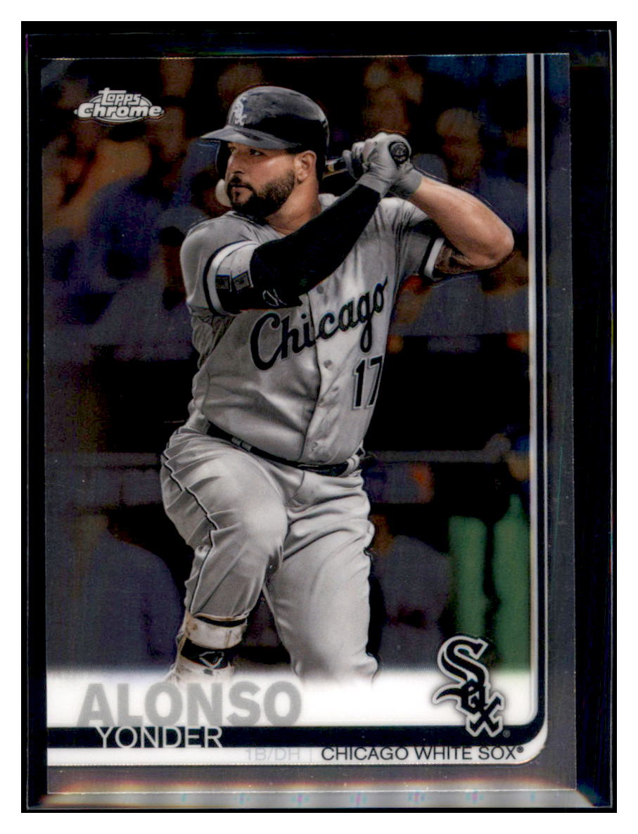 2019 Topps Chrome Yonder
Alonso Chicago White Sox Baseball
Card CBT1C simple Xclusive Collectibles