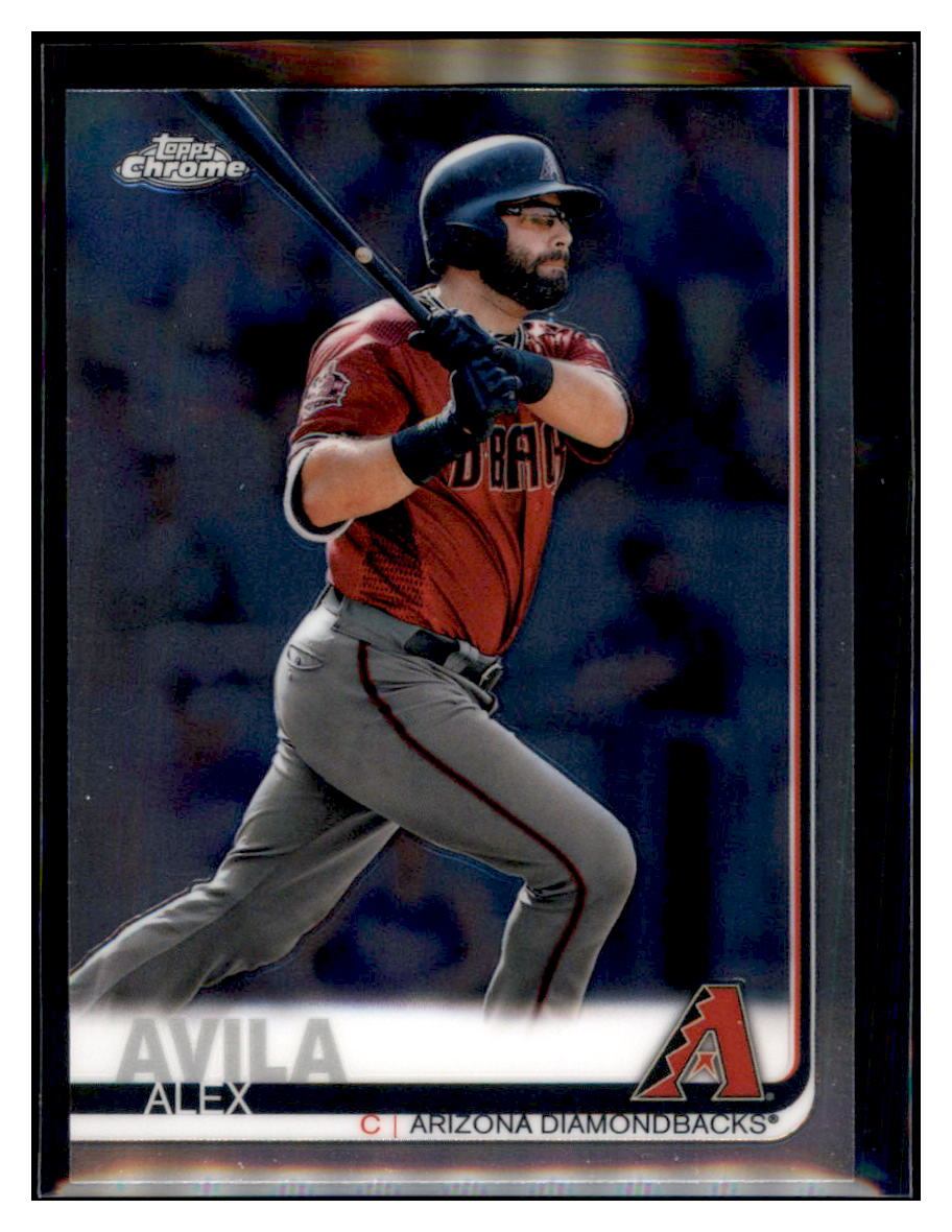 2019 Topps Chrome Alex
  Avila   Arizona Diamondbacks Baseball
  Card CBT1C  simple Xclusive Collectibles