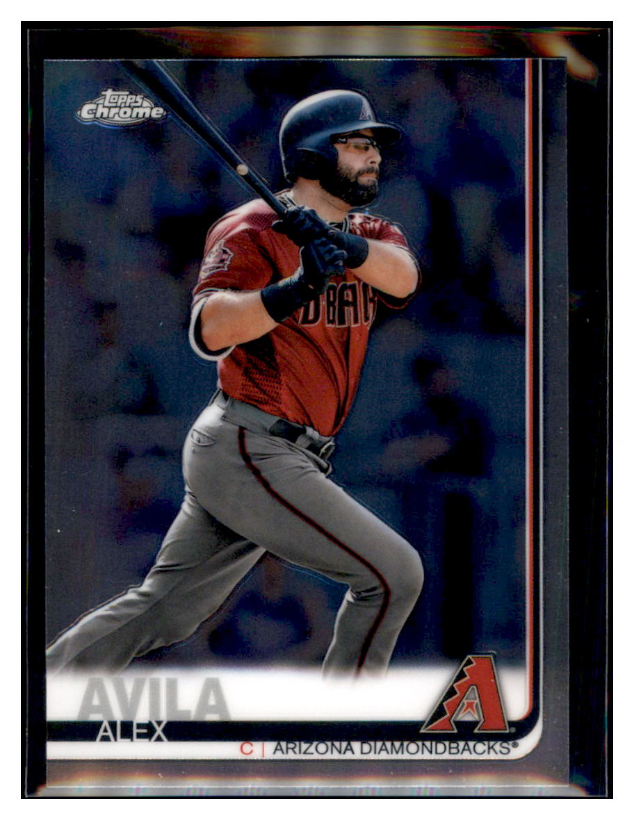 2019 Topps Chrome Alex
  Avila   Arizona Diamondbacks Baseball
  Card CBT1C  simple Xclusive Collectibles   