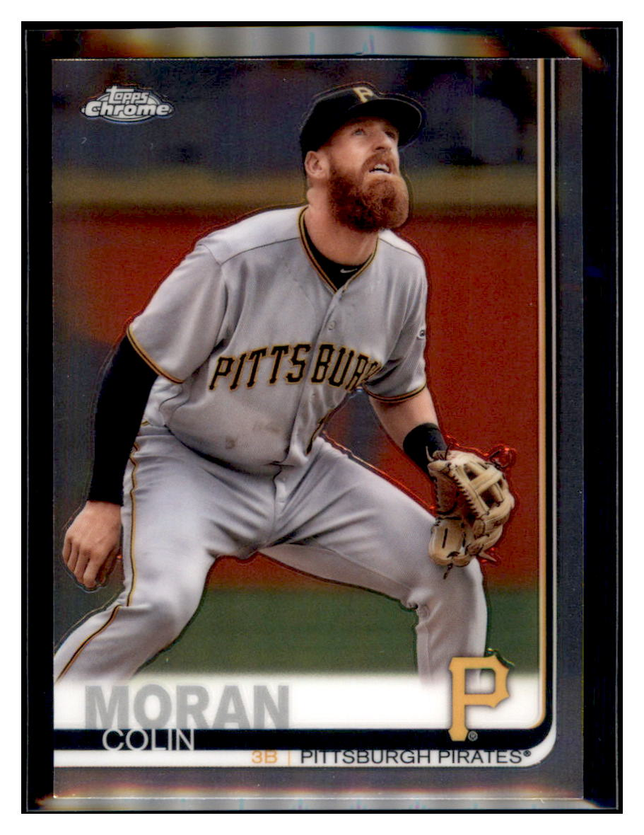 2019 Topps Chrome Colin
  Moran   Pittsburgh Pirates Baseball
  Card CBT1C  simple Xclusive Collectibles