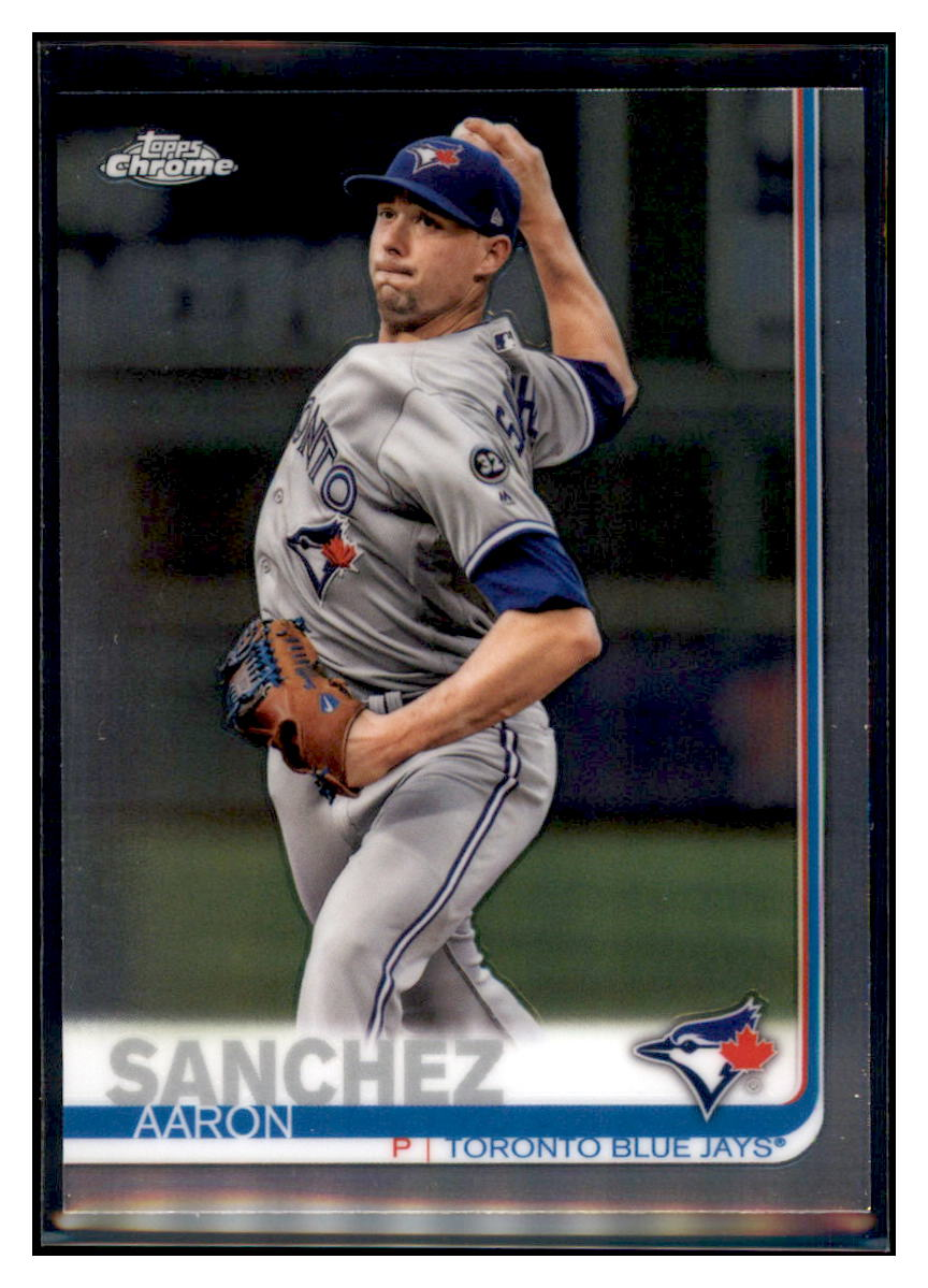 2019 Topps Chrome Aaron
Sanchez Toronto Blue Jays Baseball
Card CBT1C simple Xclusive Collectibles