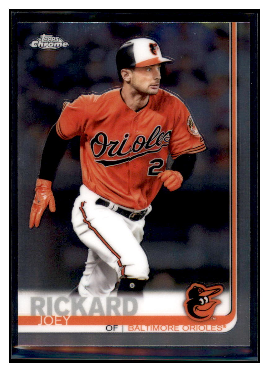 2019 Topps Chrome Joey
  Rickard   Baltimore Orioles Baseball
  Card CBT1C  simple Xclusive Collectibles