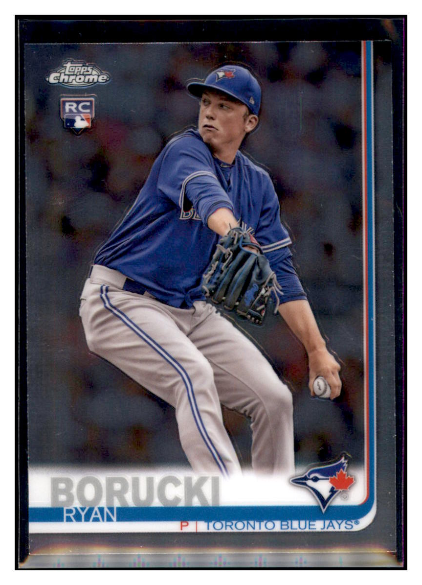 2019 Topps Chrome Ryan
Borucki RC Toronto Blue Jays Baseball
Card CBT1C simple Xclusive Collectibles