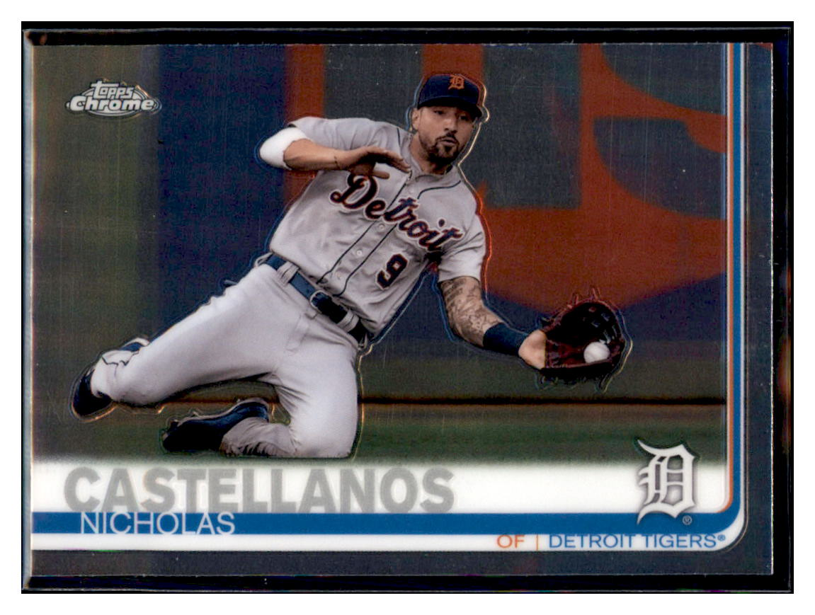2019 Topps Chrome Nicholas
Castellanos Detroit Tigers Baseball
Card CBT1C simple Xclusive Collectibles