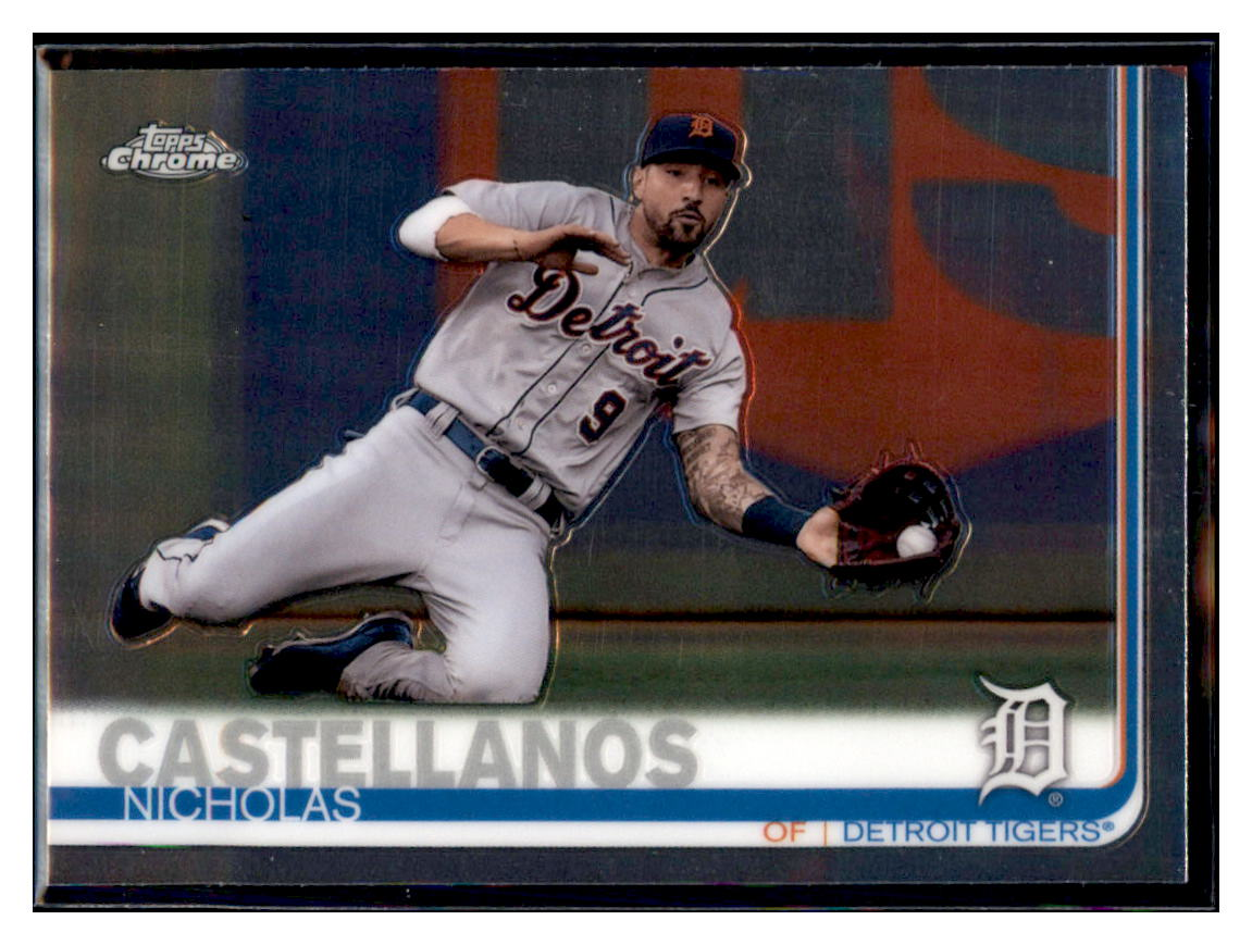 2019 Topps Chrome Nicholas
  Castellanos   Detroit Tigers Baseball
  Card CBT1C  simple Xclusive Collectibles   