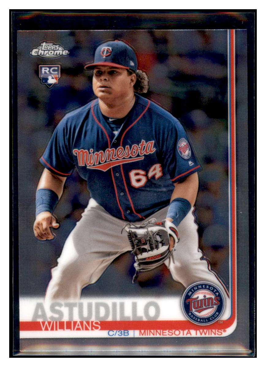 2019 Topps Chrome Willians
  Astudillo   RC Minnesota Twins Baseball
  Card CBT1C  simple Xclusive Collectibles   