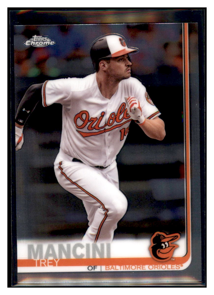 2019 Topps Chrome Trey
  Mancini   Baltimore Orioles Baseball
  Card CBT1C  simple Xclusive Collectibles