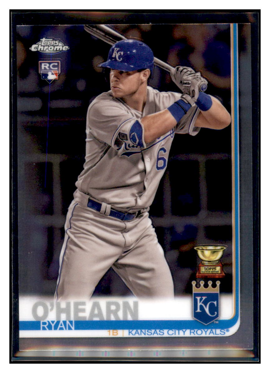 2019 Topps Chrome Ryan
  O'Hearn   ASR, RC Kansas City Royals
  Baseball Card CBT1C  simple Xclusive Collectibles   