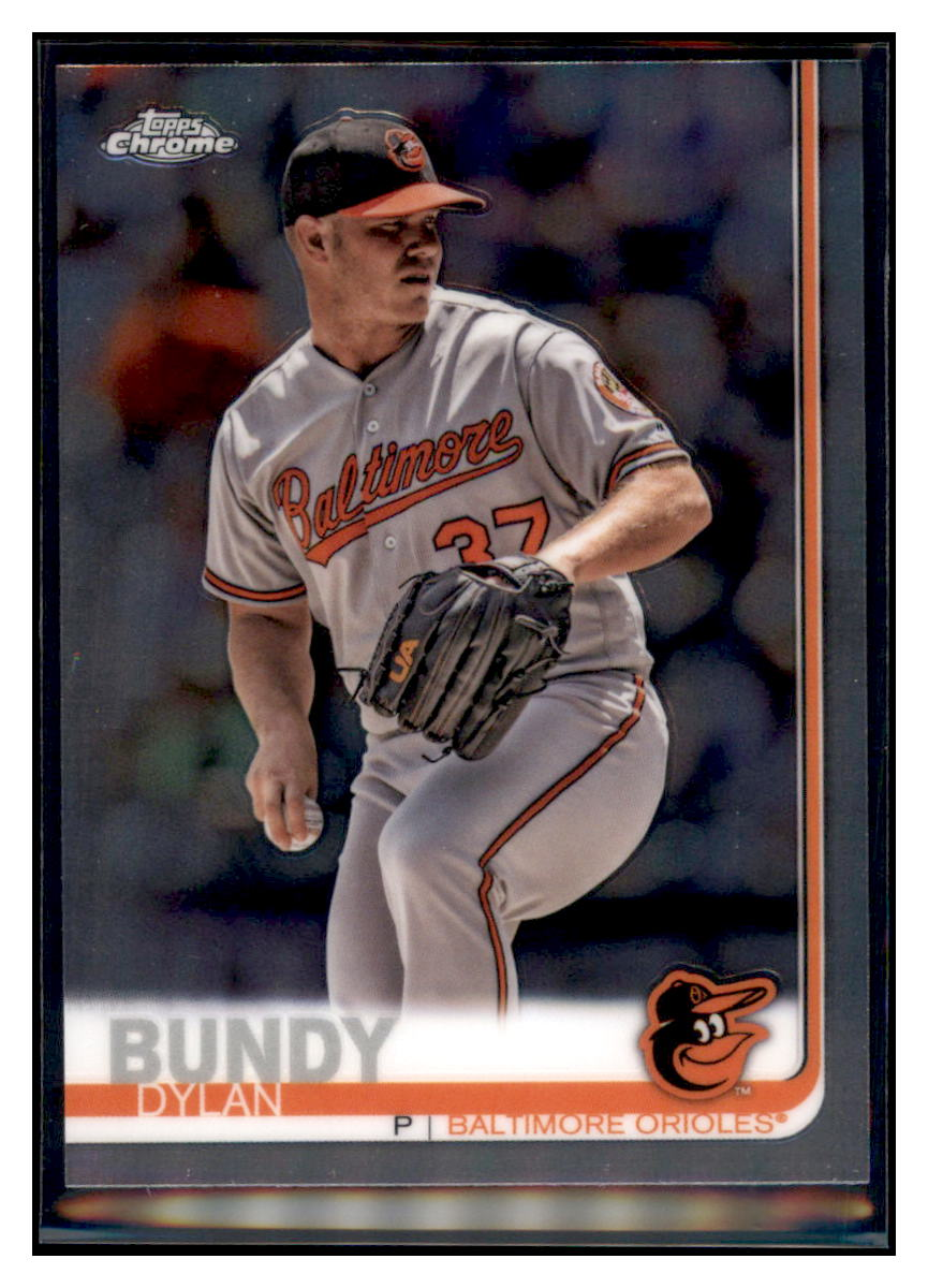 2019 Topps Chrome Dylan
  Bundy   Baltimore Orioles Baseball Card
  CBT1C  simple Xclusive Collectibles