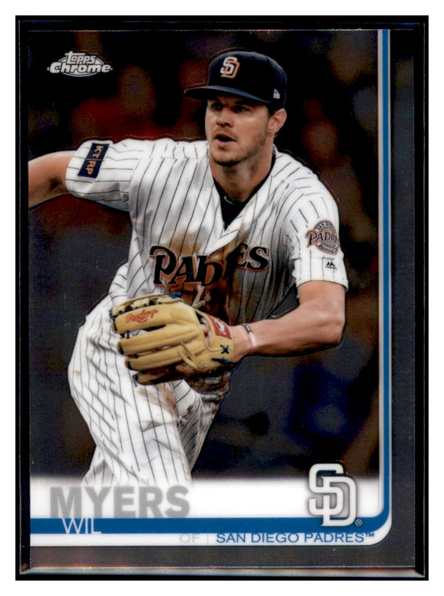 2019 Topps Chrome Wil
  Myers   San Diego Padres Baseball Card
  CBT1C _1a simple Xclusive Collectibles   