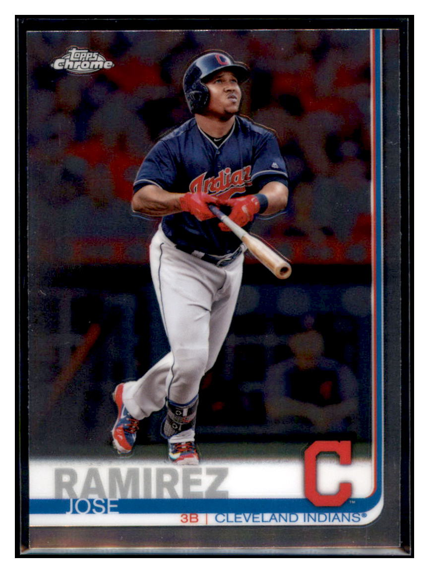 2019 Topps Chrome Jose
Ramirez Cleveland Indians Baseball
Card CBT1C _1a simple Xclusive Collectibles