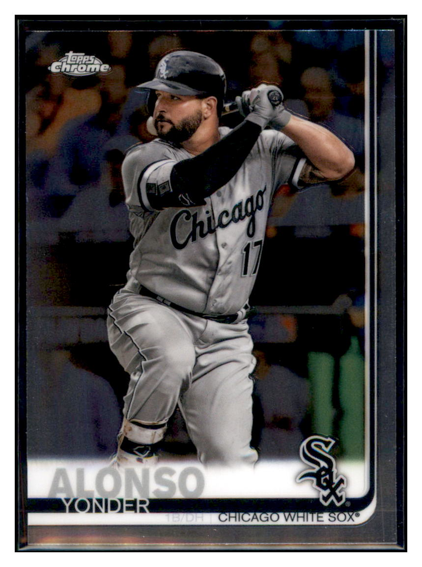 2019 Topps Chrome Yonder
Alonso Chicago White Sox Baseball
Card CBT1C _1c simple Xclusive Collectibles