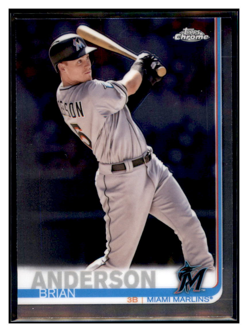 2019 Topps Chrome Brian
Anderson Miami Marlins Baseball Card
CBT1C simple Xclusive Collectibles