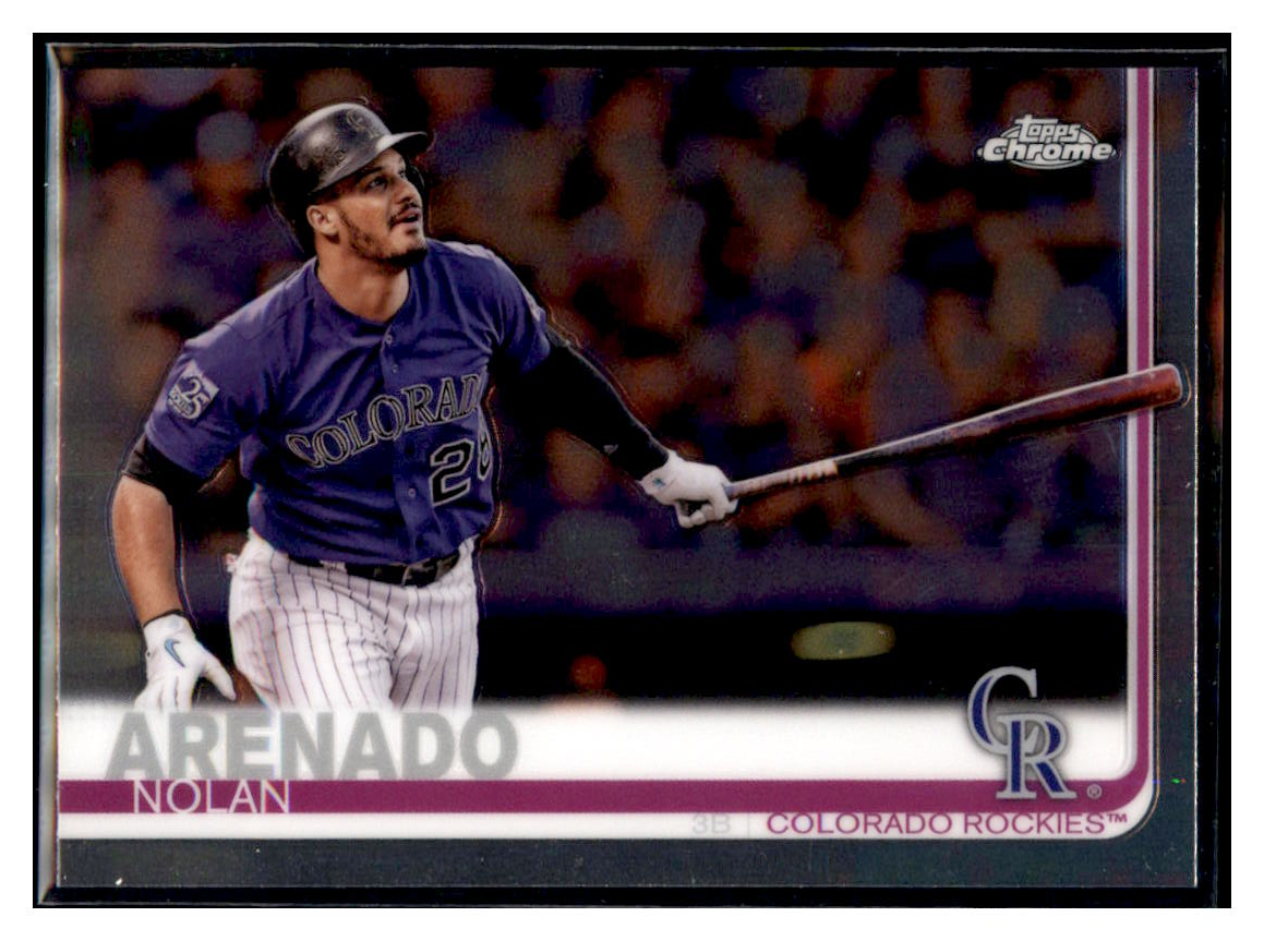 2019 Topps Chrome Nolan
  Arenado   Colorado Rockies Baseball
  Card CBT1C  simple Xclusive Collectibles   