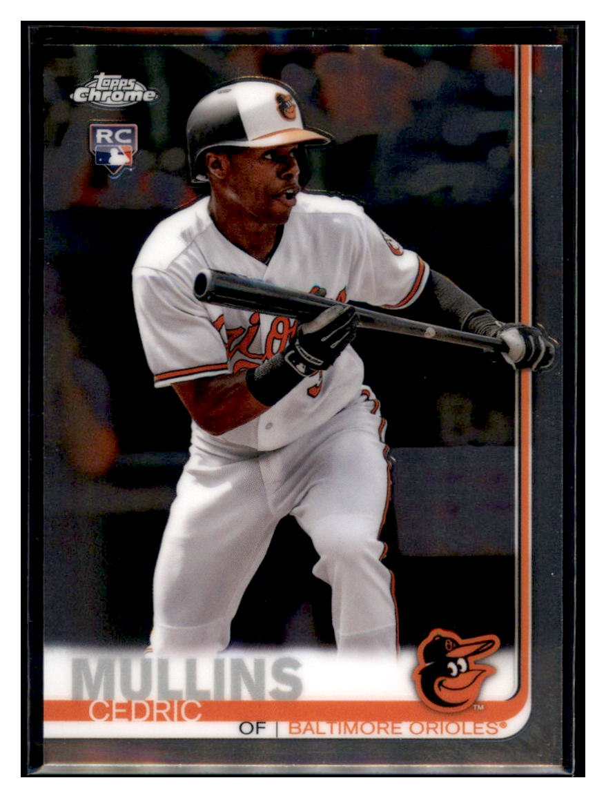 2019 Topps Chrome Cedric
  Mullins   RC Baltimore Orioles Baseball
  Card CBT1C  simple Xclusive Collectibles   