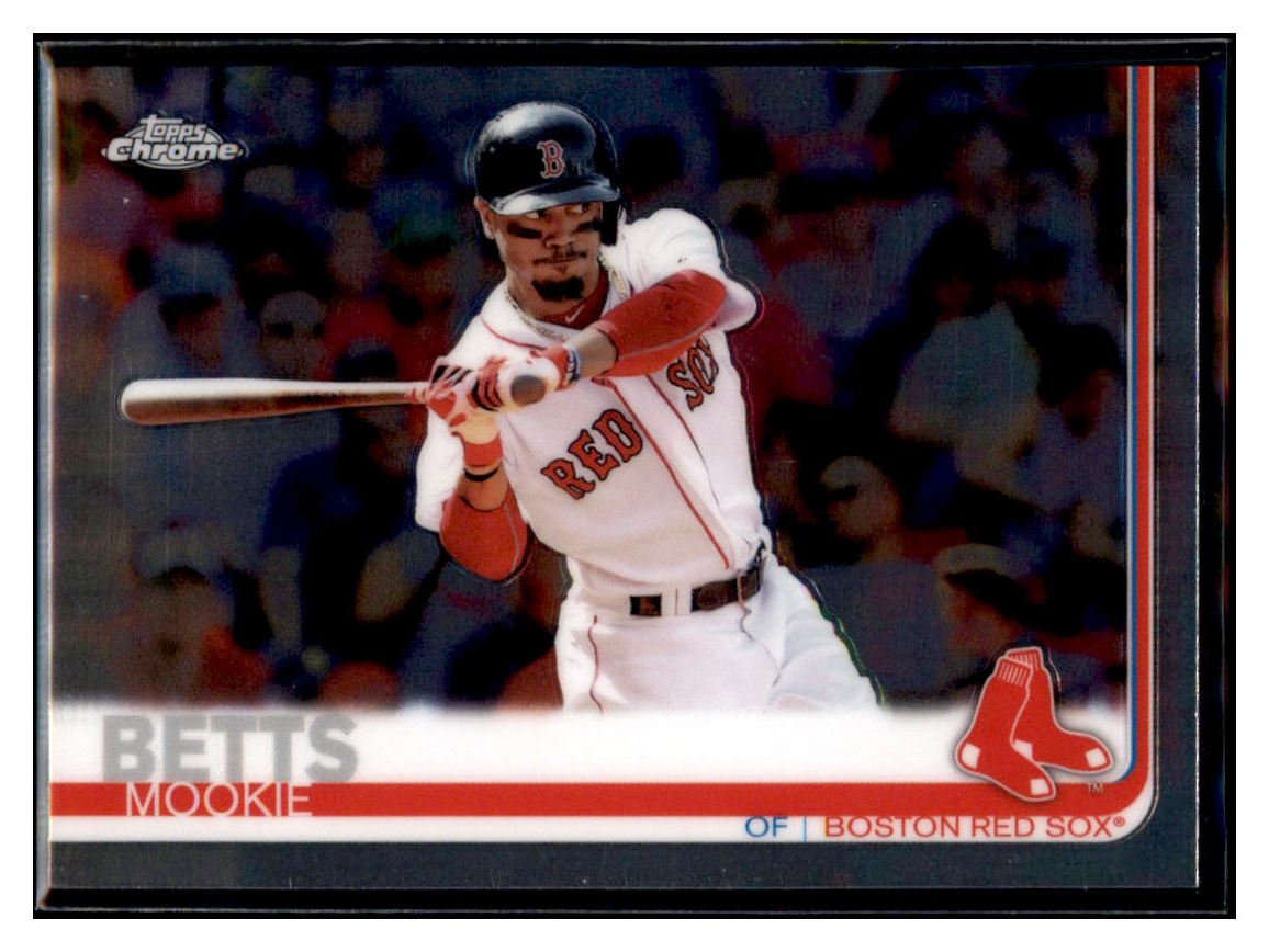 2019 Topps Chrome Mookie
Betts Boston Red Sox Baseball Card
CBT1C simple Xclusive Collectibles