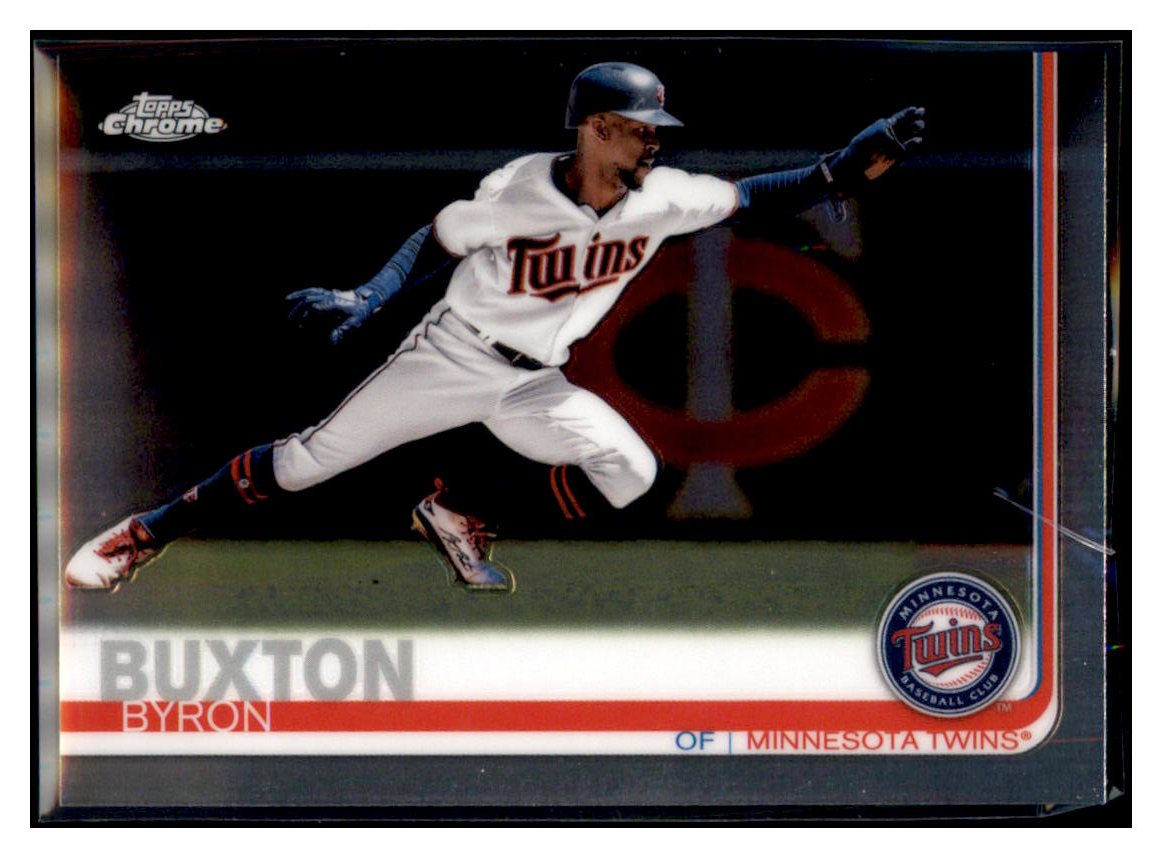 2019 Topps Chrome Byron
  Buxton   Minnesota Twins Baseball Card
  CBT1C  simple Xclusive Collectibles