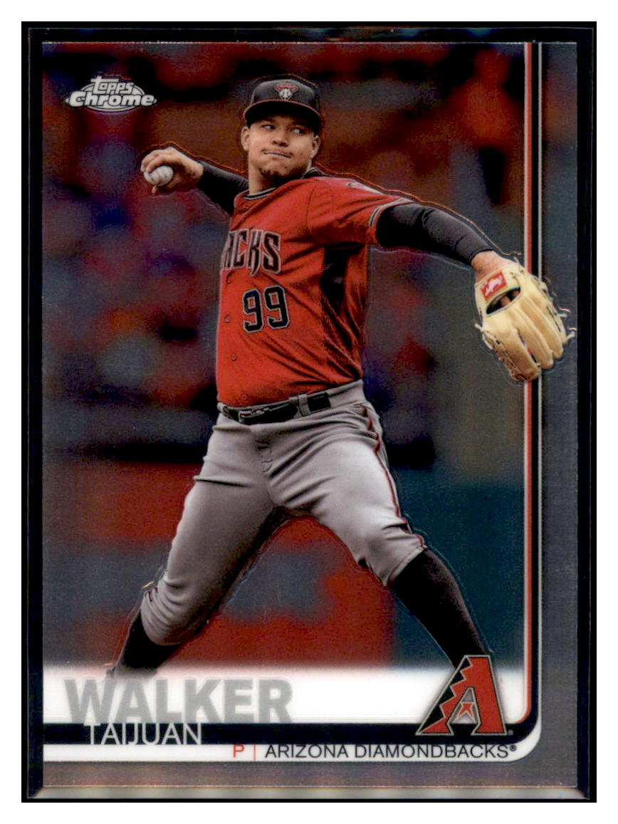 2019 Topps Chrome Taijuan
Walker Arizona Diamondbacks Baseball
Card CBT1C simple Xclusive Collectibles