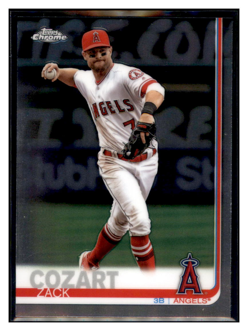 2019 Topps Chrome Zack
Cozart Los Angeles Angels Baseball
Card CBT1C simple Xclusive Collectibles
