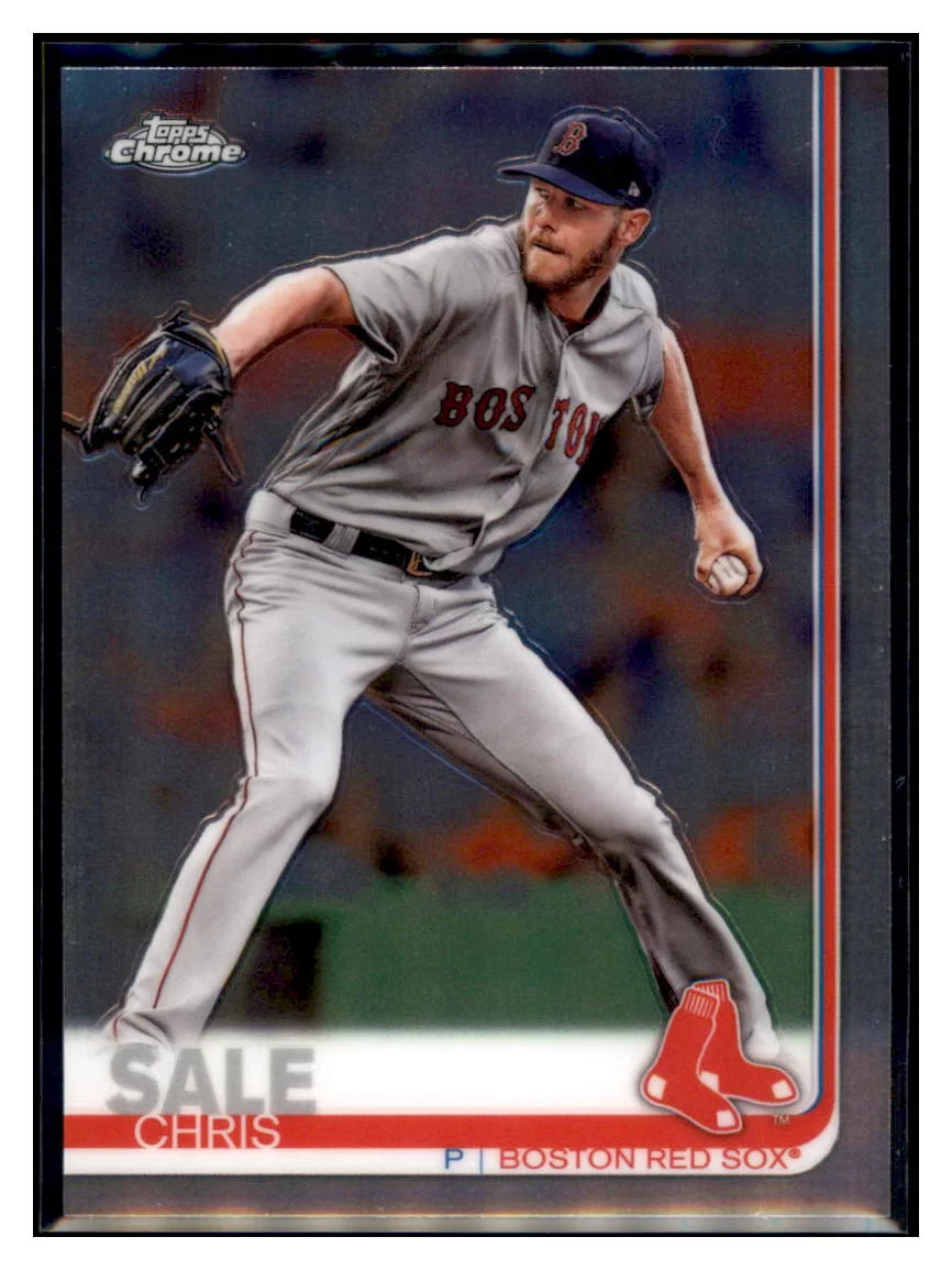 2019 Topps Chrome Chris Sale
Pink Refractor Boston Red Sox Baseball
Card CBT1C simple Xclusive Collectibles